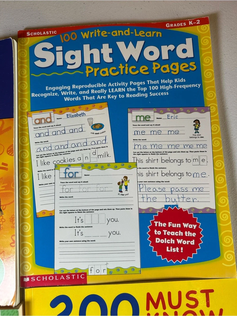 Kids Early Reading & Sight Words Book Bundle (4 Books) Grade K-3